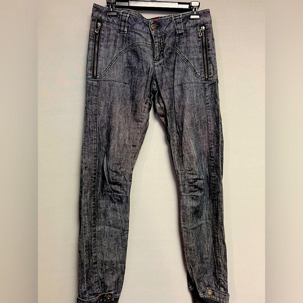 Vero Moda Denim Low rise Antique Black jeans sz 28x34.